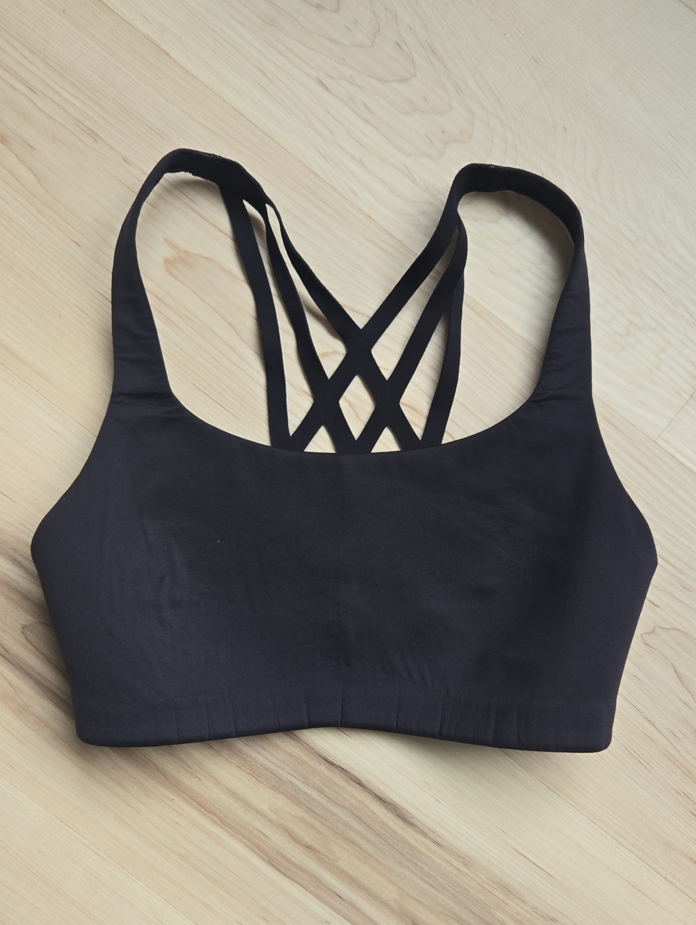 lululemon athletica Black Strappy Sports Bra